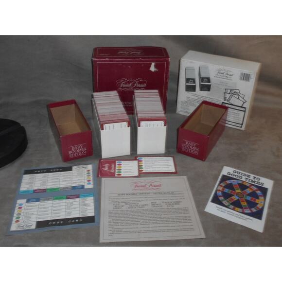 Vintage 1983 Trivial Pursuit Baby Boomer Edition Subsidiary Card Set No 10 - Picture 3 of 11
